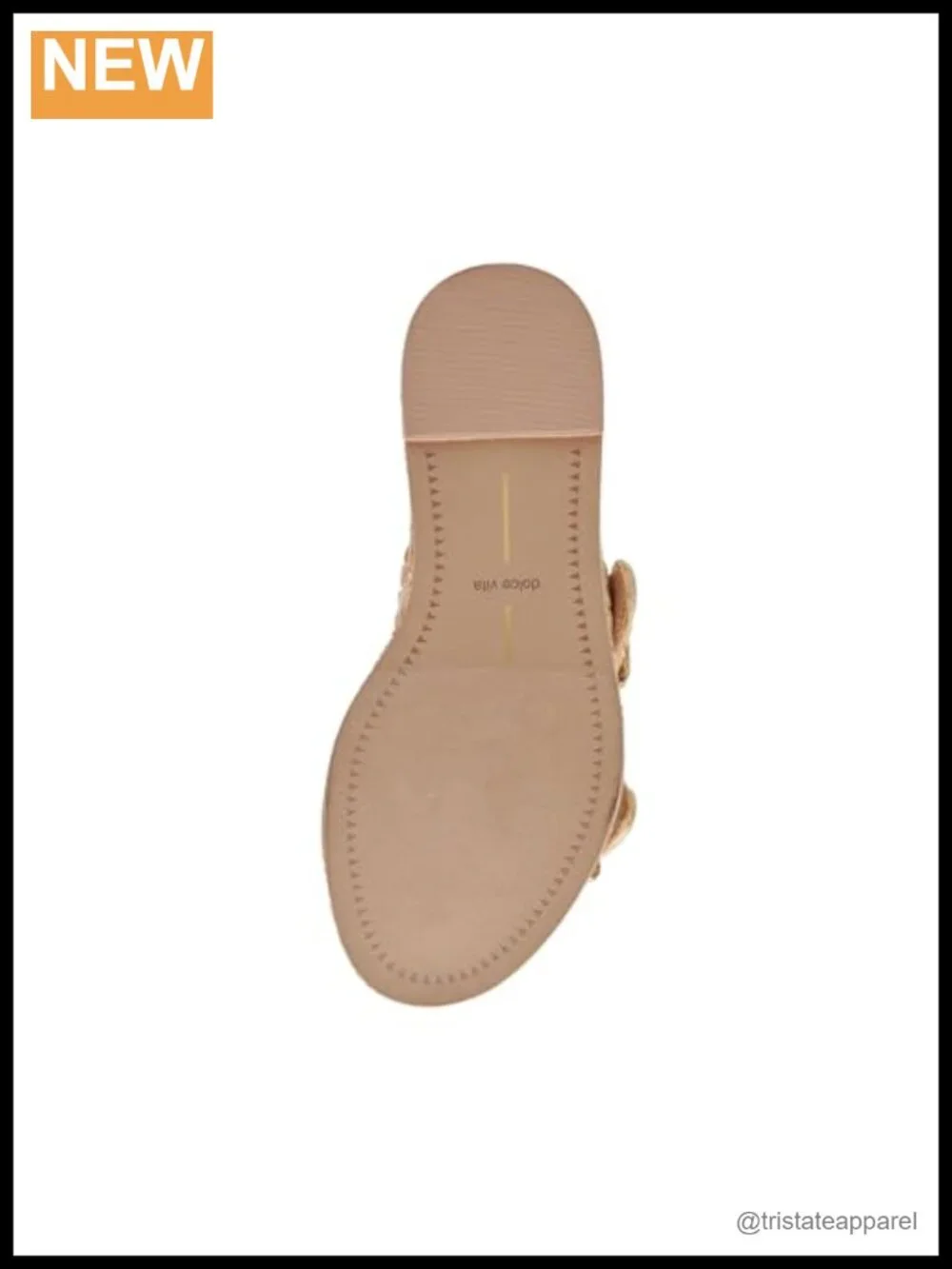 Dolce Vita Alaina Faux Leather Slide Sandals Cushioned Braid Women's